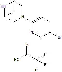 3,6-二氮雜雙環(huán)[3.1.1]庚烷，3-（5-溴-2-吡啶基）-，2,2,2-三氟乙酸鹽（1:2）